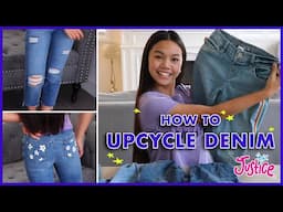 HOW TO UPCYCLE DENIM | Jessalyn's Creative Corner