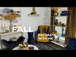 NEW* FALL WARM AND COZY LIVING ROOM DECORATE WITH ME + Chit Chat Surviving a Heart Attack