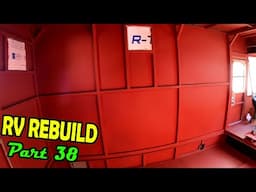 RV REBUILD (Part 38) Seam Sealer, Interior Paint, Windows