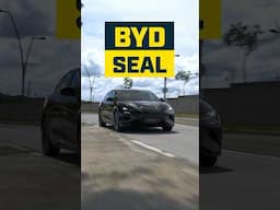 BYD is entering the luxury sports sedan segment with its newest electric vehicle, the Seal. #BYDSeal