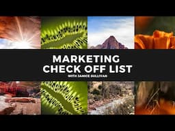 Marketing Check Off List - A Strategy to Get More Sales & Boost Your Photography Business 🚀