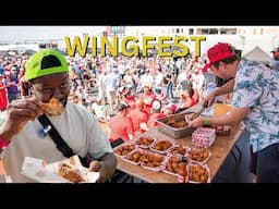 The BIGGEST WING Festival in the WORLD | CHICKEN WINGS & MUCH MORE!