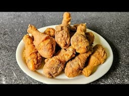 Classic Fried Chicken | Salt and Black Pepper Fried Chicken | Simple Fried Chicken Recipe