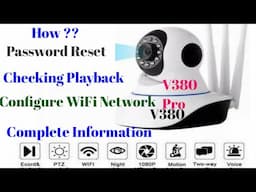 V380pro wifi camera setup | Wifi cctv camera ko mobile se kaise connect kare | camera password reset