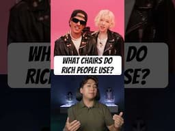 What Chairs Do RICH People Use Pt. 1 - Blackpink #blackpink #rose #jennie #lisa #jisoo #blinks