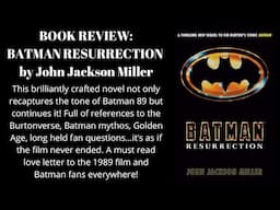 Batman Resurrection by John Jackson Miller Spoiler Free Book Review: It Gets A Grin Again and Again