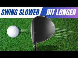 How To Swing The Driver Correctly - Swing Slower Hit The Golf Ball Longer