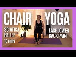 Chair Yoga for Seniors & Beginners: Ease Lower Leg Pain with Gentle Stretches