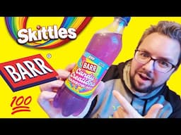 Barr soda that tastes like Skittles (Candy Creations Rainbow Mix Review)