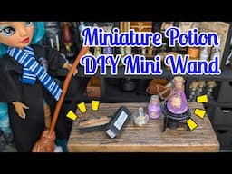 NEW Miniverse Potions & DIY Miniature Wand With Ollivander's box