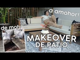 SALA EXTERIOR 🪚✨ Transformación EXTREMA de patio pequeño (pt.3)