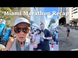 Thoughts on my first marathon, things that went wrong, miami marathon tips, would I run one again???