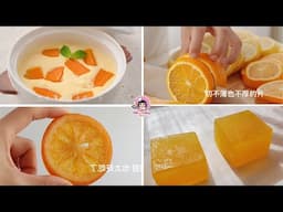 🍊Orange Color Desserts and Drinks That Are Perfect Match With The Fall🍁Cooking With Douyin