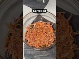 Making carrot oil #carrotoil #youtubecreatorcommunity #shortsafrica #skincareshorts