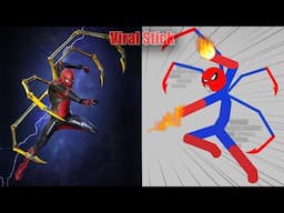 Spiderman vs Stickman | Stickman Dismounting funny and epic moments | Like a boss compilation #138