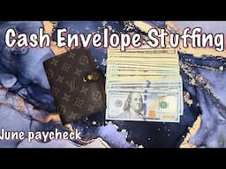 Cash Envelope Stuffing $866| June 2024#sinkingfunds #shorts#savingchallenge