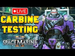 SNIPER FANCY CARBINE BUILD TESTING | Live | Space Marine 2