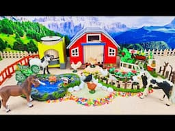 Top the most Creative Build Miniature Farm - Barn for Chicken, Horse - Ducks Pond - Cattle Farm