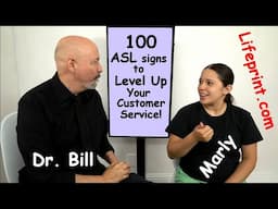 100 ASL Signs to Level Up Your Customer  Service!