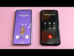 Samsung Galaxy S21 vs Apple iPhone 11 Incoming call & Outgoing call