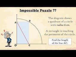 It Looks Like an Impossible to Solve Problem | Logic Puzzle | Trick Question