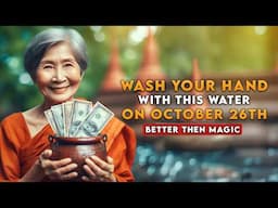 BE RICH !!! WASH your Hands with this WATER on October 26th and Attract MONEY | Buddhist Teachings