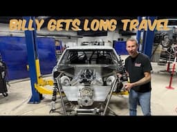 LONG TRAVEL STRUTS ON A CHASSIS CAR! BILLY’S CAMARO UPDATE!