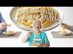 Spaghetti Aglio e Olio | Easy & Delicious | Kitchen on the Cliff with Giovanna Bellia LaMarca