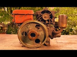 Full Restoration Of Old Diesel Engine Damage // Restoration And Repair Of Old Diesel Engine