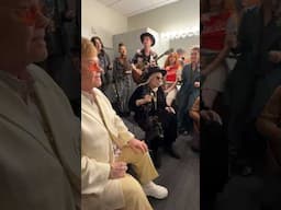 The ultimate backstage Joni Jam with Joni, Brandi, Chappell, Lucy, Blake and all 🚀 #hollywoodbowl