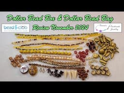 Dollar Bead Box & Dollar Bead Bag Review | November 2024 #dollarbeadbox #beading #diy