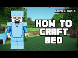 How to Craft a Bed in Minecraft in 2024?