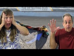 Buried Hand in the Sand!   Beach Metal Detecting Florida | The Detecting Duo S03E44