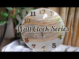 How to make Resin Wall Clock Step By Step Complete Tutorial By Zoha Yaseen