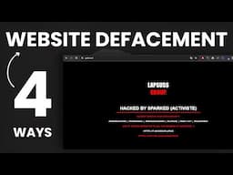 4 Ways Hackers Use To Deface A Website!!