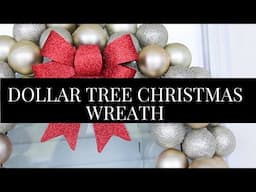 DIY Dollar Tree - Christmas Wreath Tutorial/Decorating Ideas (projects under $10) (Home Decor)