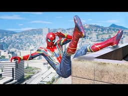 IRON SPIDERMAN Epic Ragdoll Moments in GTA 5 - 30 Minutes Ragdolls #18