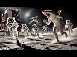 Astronauts Go to the Moon But Are Attacked by Mutant Sharks, Which Is Why They Don't Return Sooner