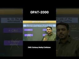 Gpat mcq || Gpat 2000 mcq || Hydrophilic matrix coating | CMC | Gpat Question #gpat #gpatmcq