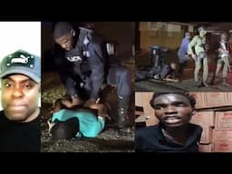 Police hold man down till them bawl for him, Thief sweat n confusedly confess