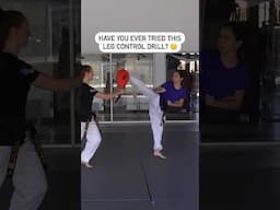 Advanced Leg Control Drill for Taekwondo 🥋💪🏻