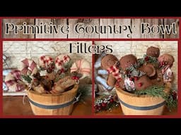 CANDY CANE GINGERBREAD BOWL FILLERS ~ STORE DECORATED FOR CHIRSTMAS