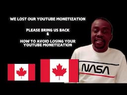 We lost Our Monetization - How to Avoid Losing Your Monetization - Help Us Regain Our Monetization