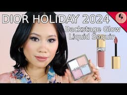 DIOR HOLIDAY 2024 |  Forever Liquid Sequin 100 Dreams , Glow palette