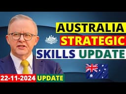 Australia Strategic Skills Update For PR: Key Changes | Australia Visa Update