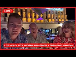 🔴LIVE: Fun & a Warning on Las Americas GOLDEN MILE AT NIGHT! Hard Rock Cafe Tenerife 2024 🤩