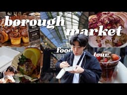 rating viral tiktok foods! | borough market london