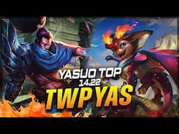 TheWanderingPro - Yasuo vs Smolder TOP Patch 14.22 - Yasuo Gameplay