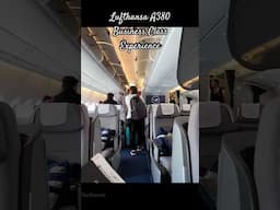 Lufthansa A380 Business Class