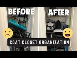 Coat Closet Organization